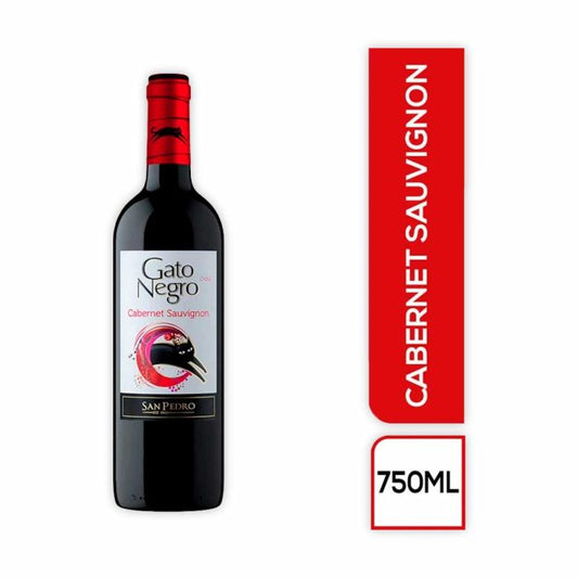 Vino Tinto Gato Negro Cabernet Sauvignon Botella x 750ml